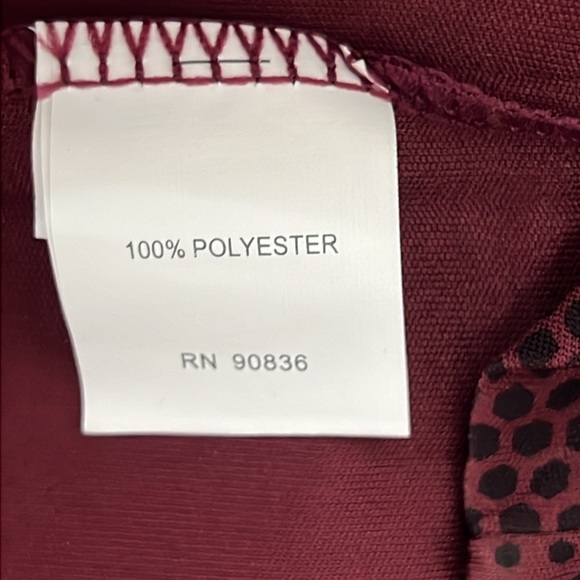 Sport Tek Burgundy Shirt - Picture 3 of 4